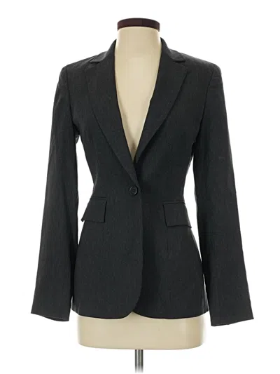 Pre-owned Express Blazer Jacket In Gray