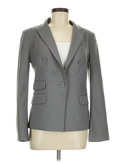 Pre-owned Express Blazer Jacket In Gray
