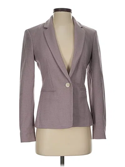 Pre-owned Express Blazer Jacket In Gray