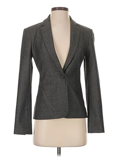 Pre-owned Express Blazer Jacket In Gray