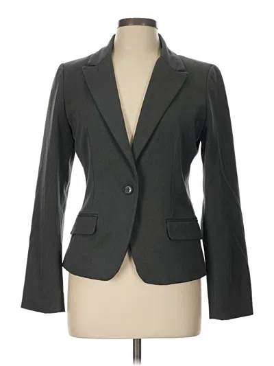 Pre-owned Express Blazer Jacket In Gray