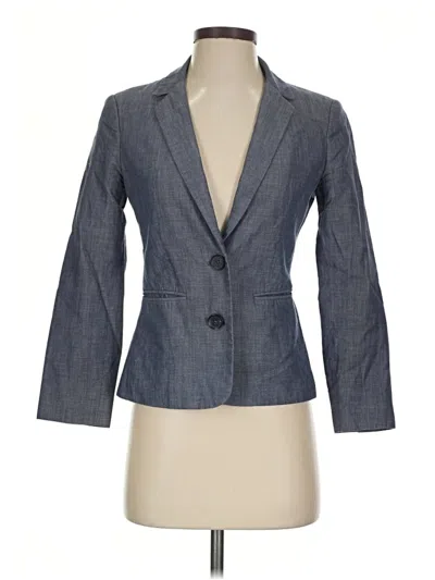 Pre-owned Express Blazer Jacket In Gray