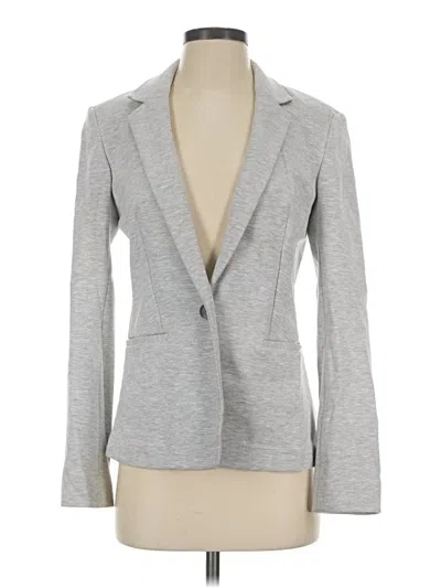 Pre-owned Express Blazer Jacket In Gray