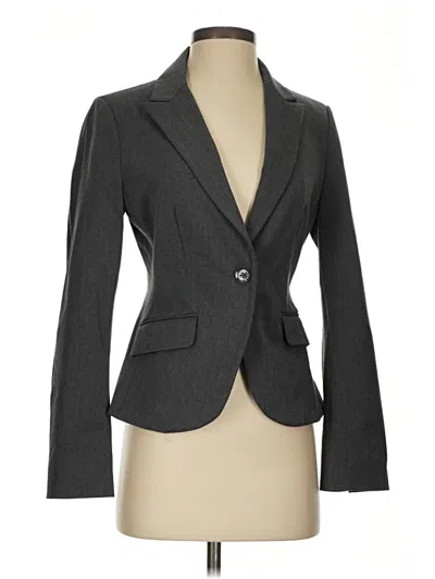 Pre-owned Express Blazer Jacket In Gray
