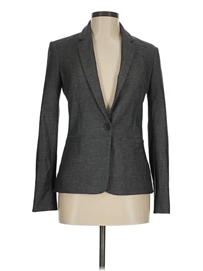Pre-owned Express Blazer Jacket In Gray