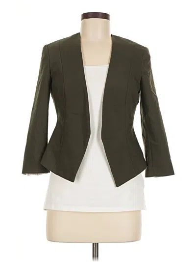 Pre-owned Express Blazer Jacket In Green