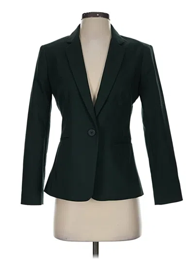 Pre-owned Express Blazer Jacket In Green