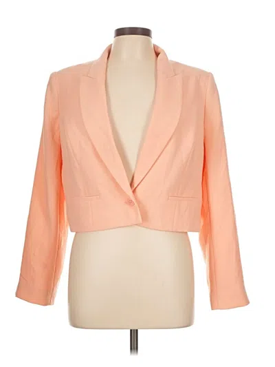 Pre-owned Express Blazer Jacket In Orange