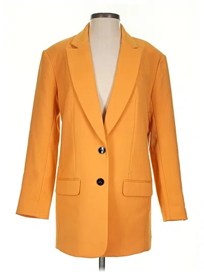 Express Blazer Jacket In Orange