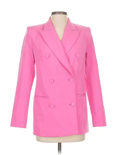 Pre-owned Express Blazer Jacket In Pink
