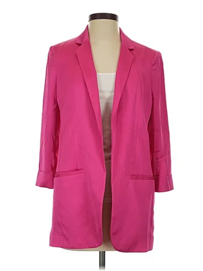 Pre-owned Express Blazer Jacket In Pink
