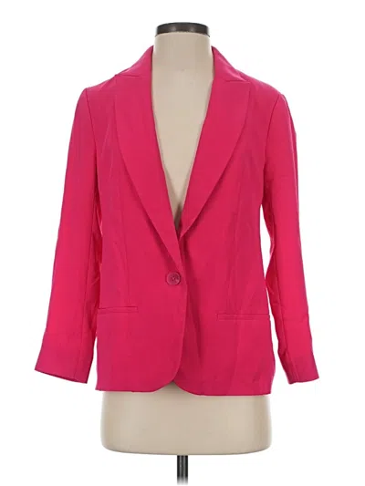 Pre-owned Express Blazer Jacket In Pink