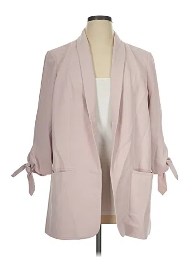 Pre-owned Express Blazer Jacket In Pink