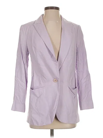 Pre-owned Express Blazer Jacket In Purple