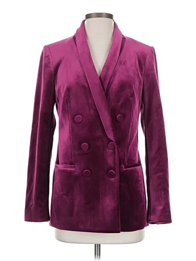 Pre-owned Express Blazer Jacket In Purple
