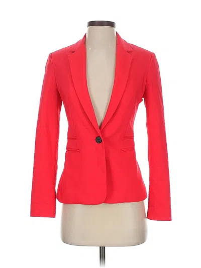 Pre-owned Express Blazer Jacket In Red