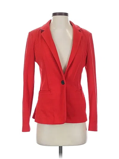 Pre-owned Express Blazer Jacket In Red