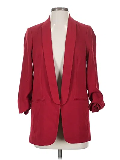 Pre-owned Express Blazer Jacket In Red