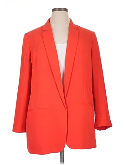 Pre-owned Express Blazer Jacket In Red