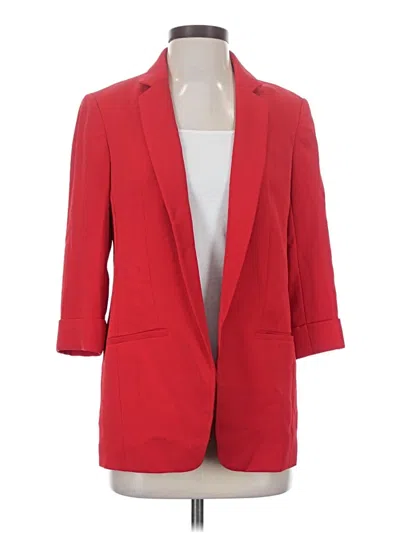 Pre-owned Express Blazer Jacket In Red