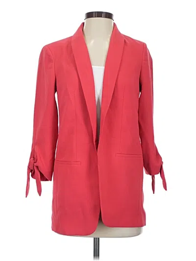 Pre-owned Express Blazer Jacket In Red