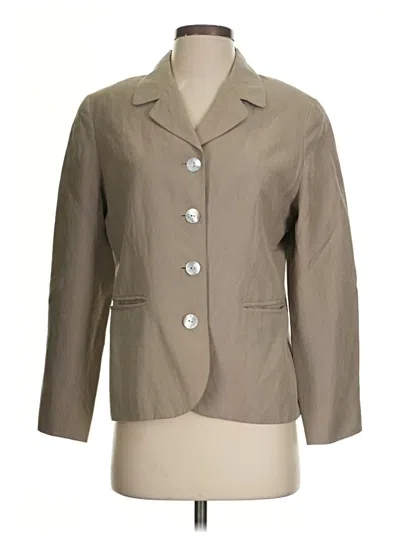 Pre-owned Express Blazer Jacket In Tan