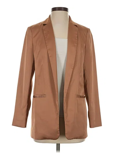 Pre-owned Express Blazer Jacket In Tan