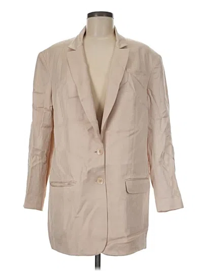 Pre-owned Express Blazer Jacket In Tan