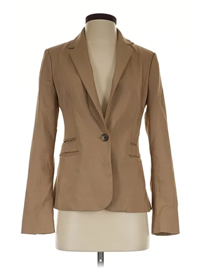 Pre-owned Express Blazer Jacket In Tan