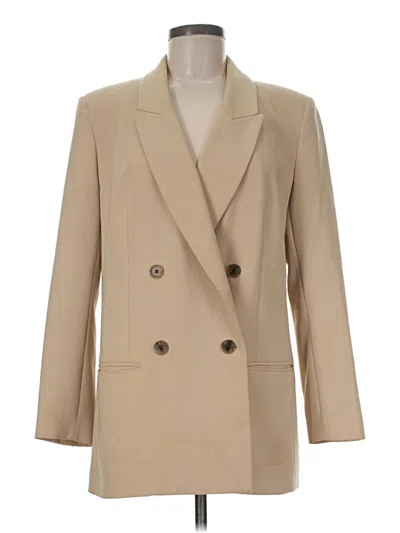 Pre-owned Express Blazer Jacket In Tan