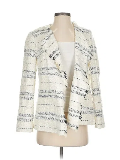 Pre-owned Express Blazer Jacket In White