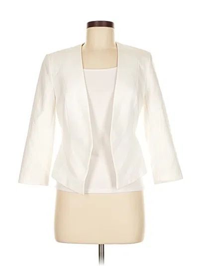 Pre-owned Express Blazer Jacket In White
