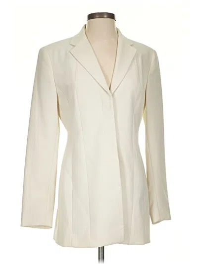 Pre-owned Express Blazer Jacket In White