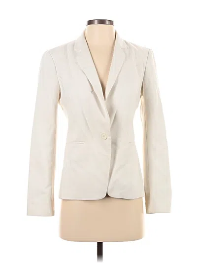 Pre-owned Express Blazer Jacket In White