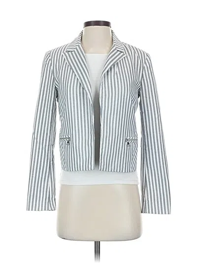 Pre-owned Express Blazer Jacket In White