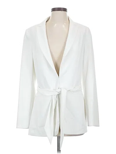 Pre-owned Express Blazer Jacket In White