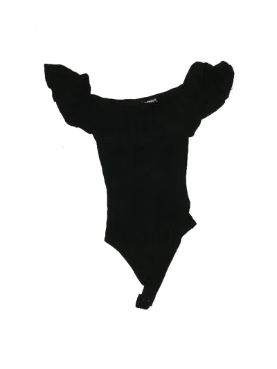 Pre-owned Express Bodysuit In Black