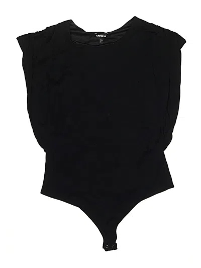 Pre-owned Express Bodysuit In Black