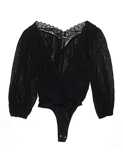 Pre-owned Express Bodysuit In Black
