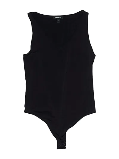 Pre-owned Express Bodysuit In Black