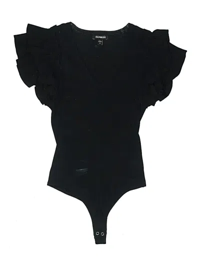 Pre-owned Express Bodysuit In Black