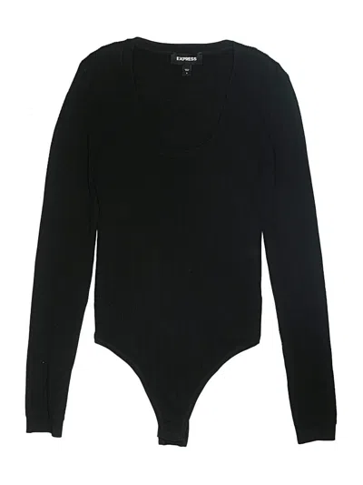 Pre-owned Express Bodysuit In Black