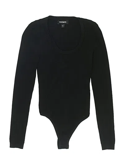 Pre-owned Express Bodysuit In Black