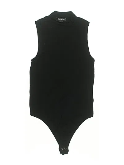 Pre-owned Express Bodysuit In Black