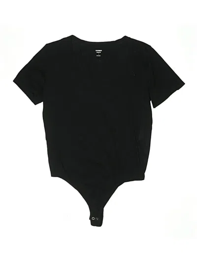 Pre-owned Express Bodysuit In Black