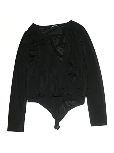 Pre-owned Express Bodysuit In Black