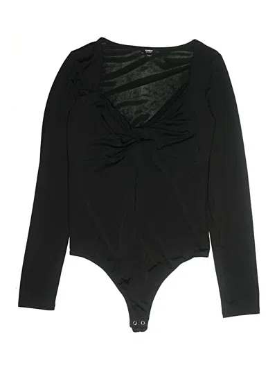 Pre-owned Express Bodysuit In Black