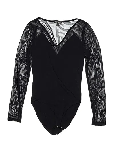Pre-owned Express Bodysuit In Black