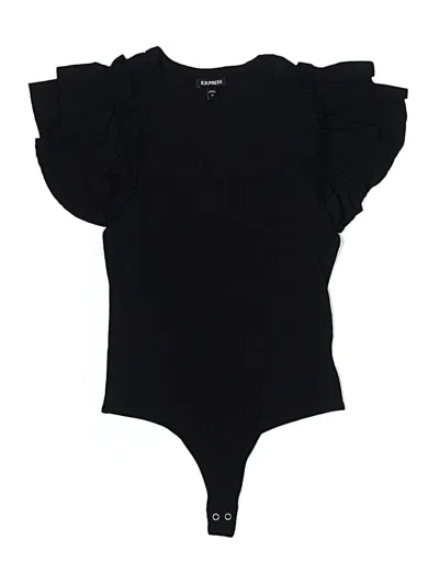 Pre-owned Express Bodysuit In Black