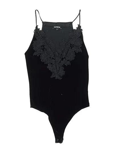 Pre-owned Express Bodysuit In Black